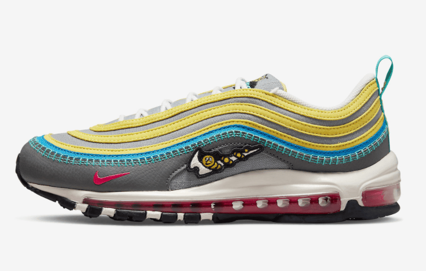 当复古跑鞋遇上卡通毛毛虫！这双Air Max 97太可爱！ 货号：DH4759-001