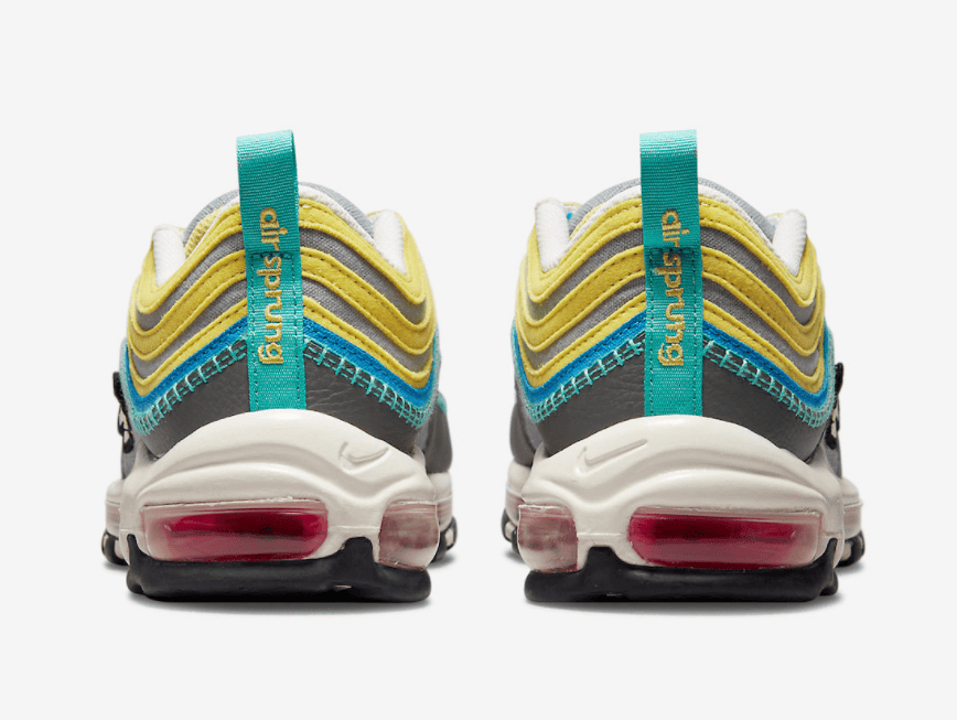 当复古跑鞋遇上卡通毛毛虫！这双Air Max 97太可爱！ 货号：DH4759-001