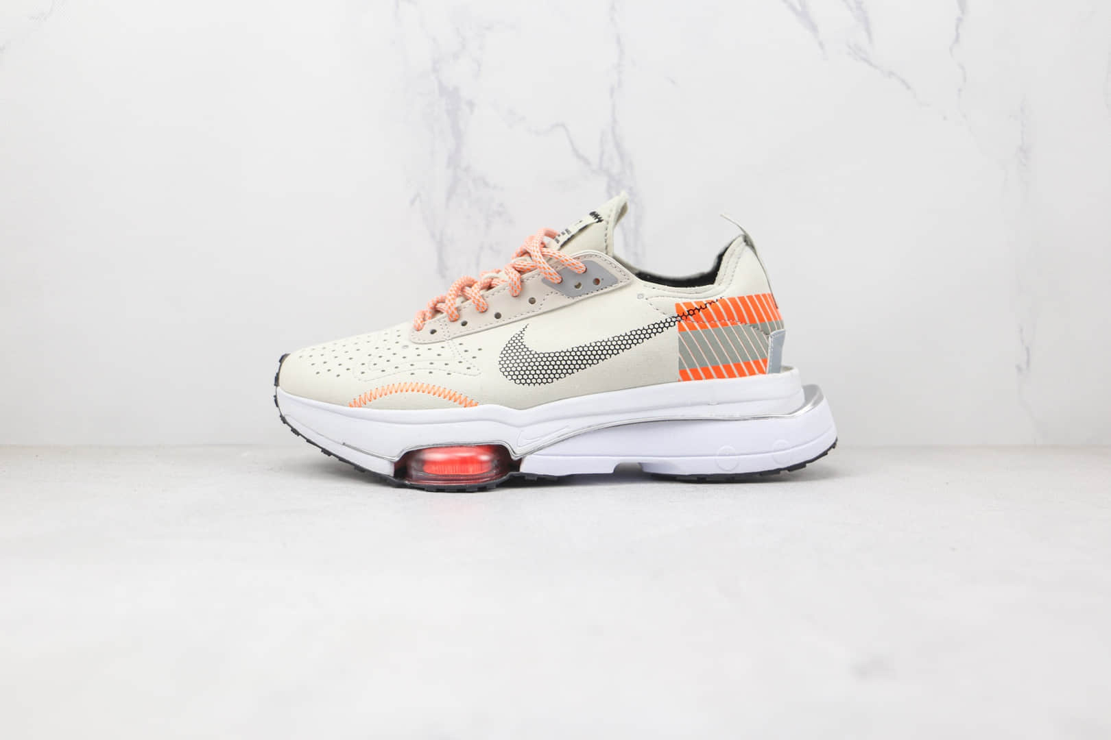 耐克Nike Air Zoom Type N.354纯原版本解构气垫跑鞋灰橙色原盒原标 货号：DB5459-002