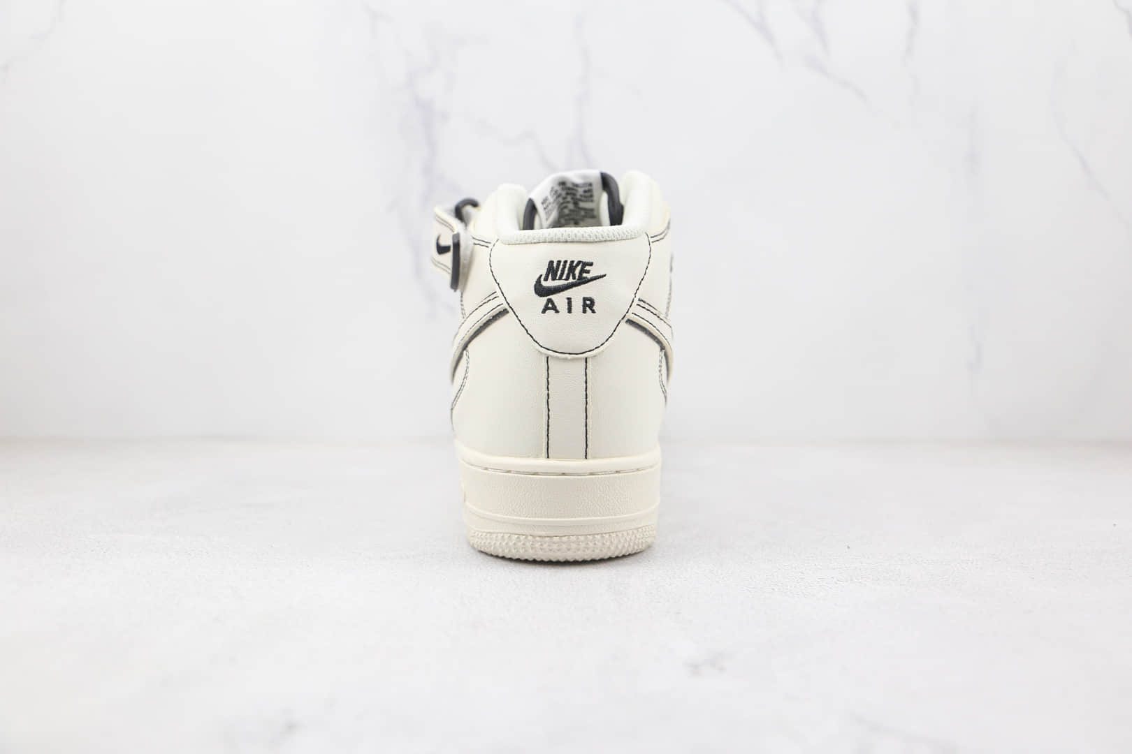 耐克Nike Air Force 1‘07 Mid纯原版本中帮空军一号白蓝色3M反光板鞋内置气垫 货号：AA1118-011