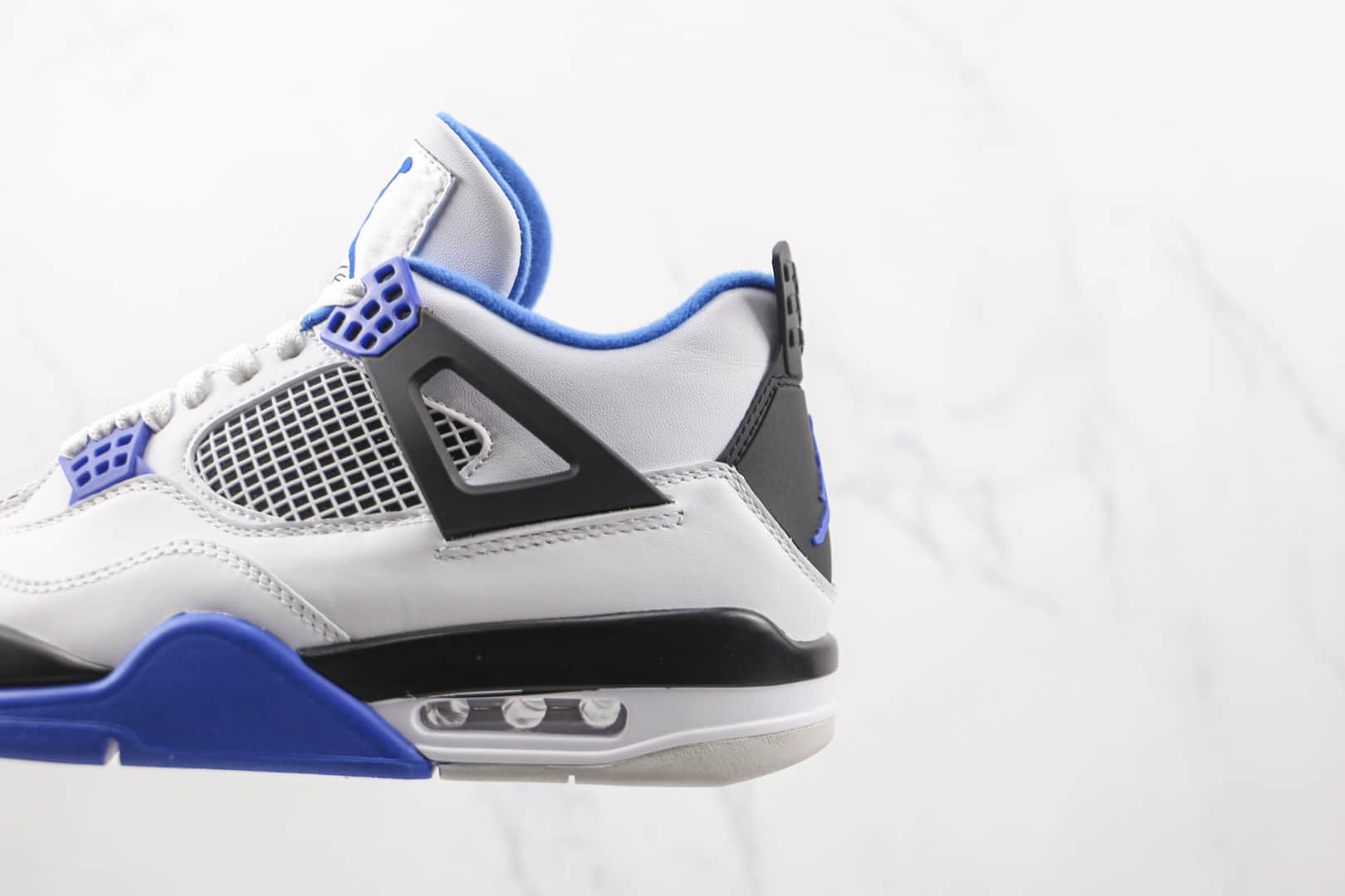 乔丹Air Jordan 4 Retro Motorsports纯原版本白蓝赛车AJ4篮球鞋原档案数据开发 货号：308497-117