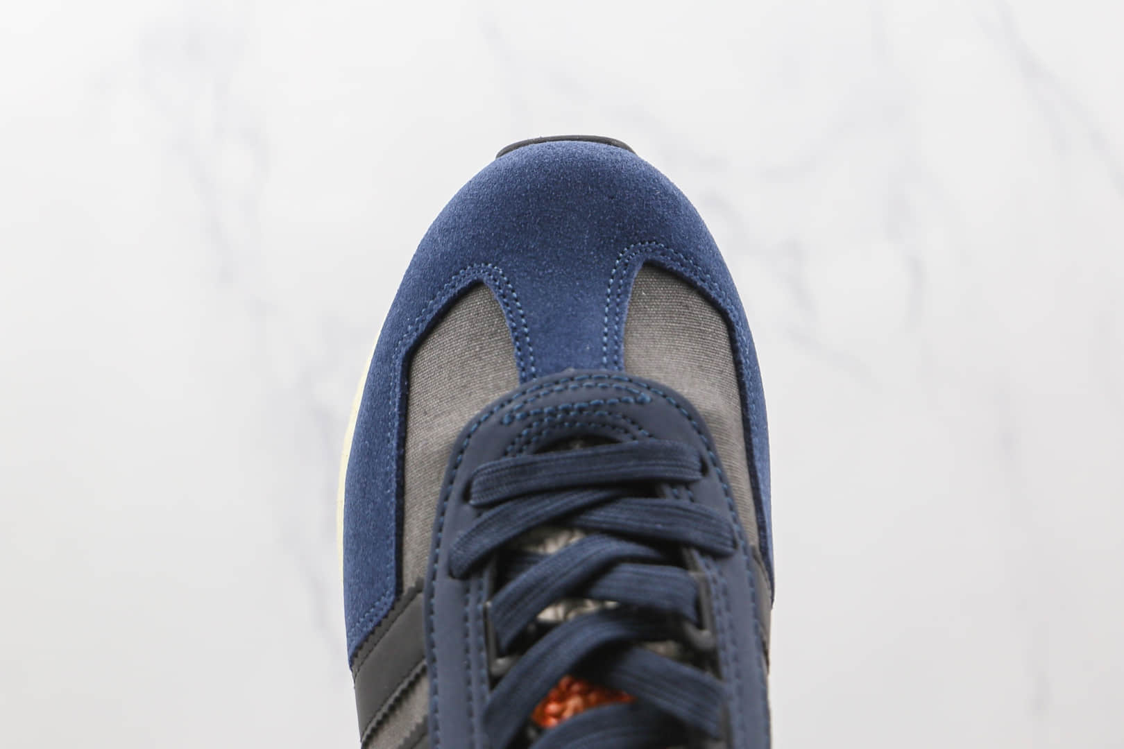 阿迪达斯Adidas RETROPY E5纯原版本三叶草厚底藏蓝色爆米花跑鞋原盒原标 货号：GX4565