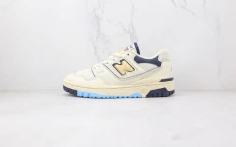 新百伦New Balance 550纯原版本米白蓝黄复古慢跑鞋原楦头纸板打造 货号：BB550RP1