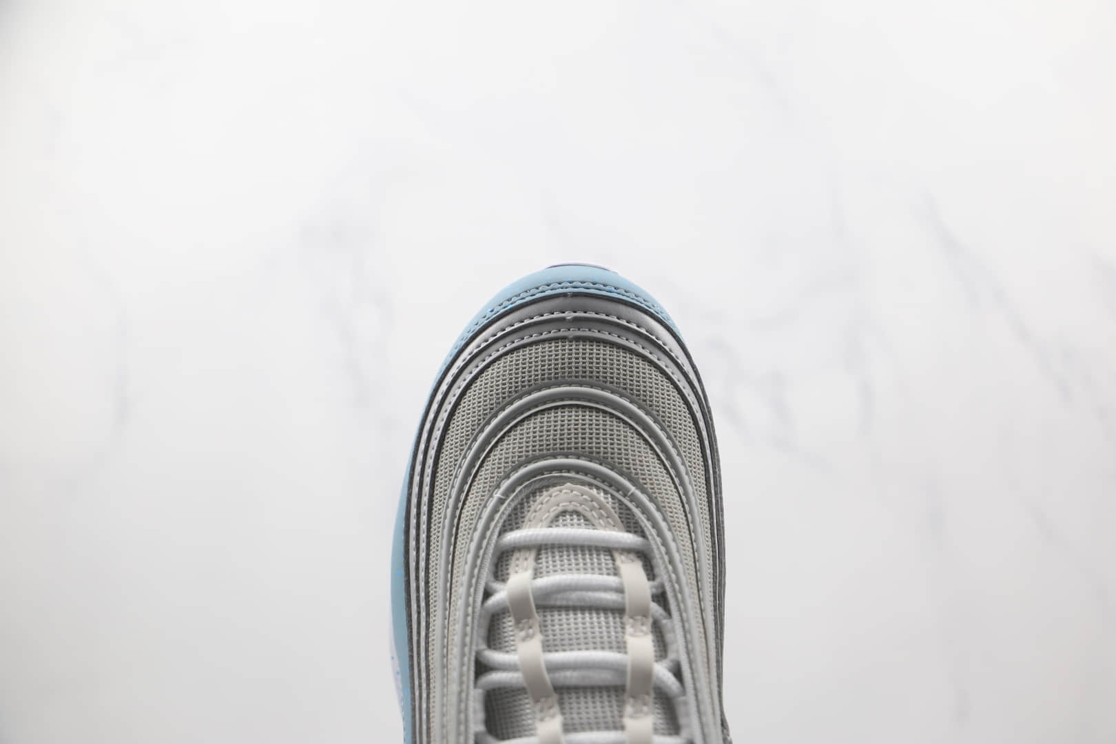 耐克NIKE Air Max 97纯原版本白蓝色Max97气垫鞋原档案数据开发 货号：921826-101