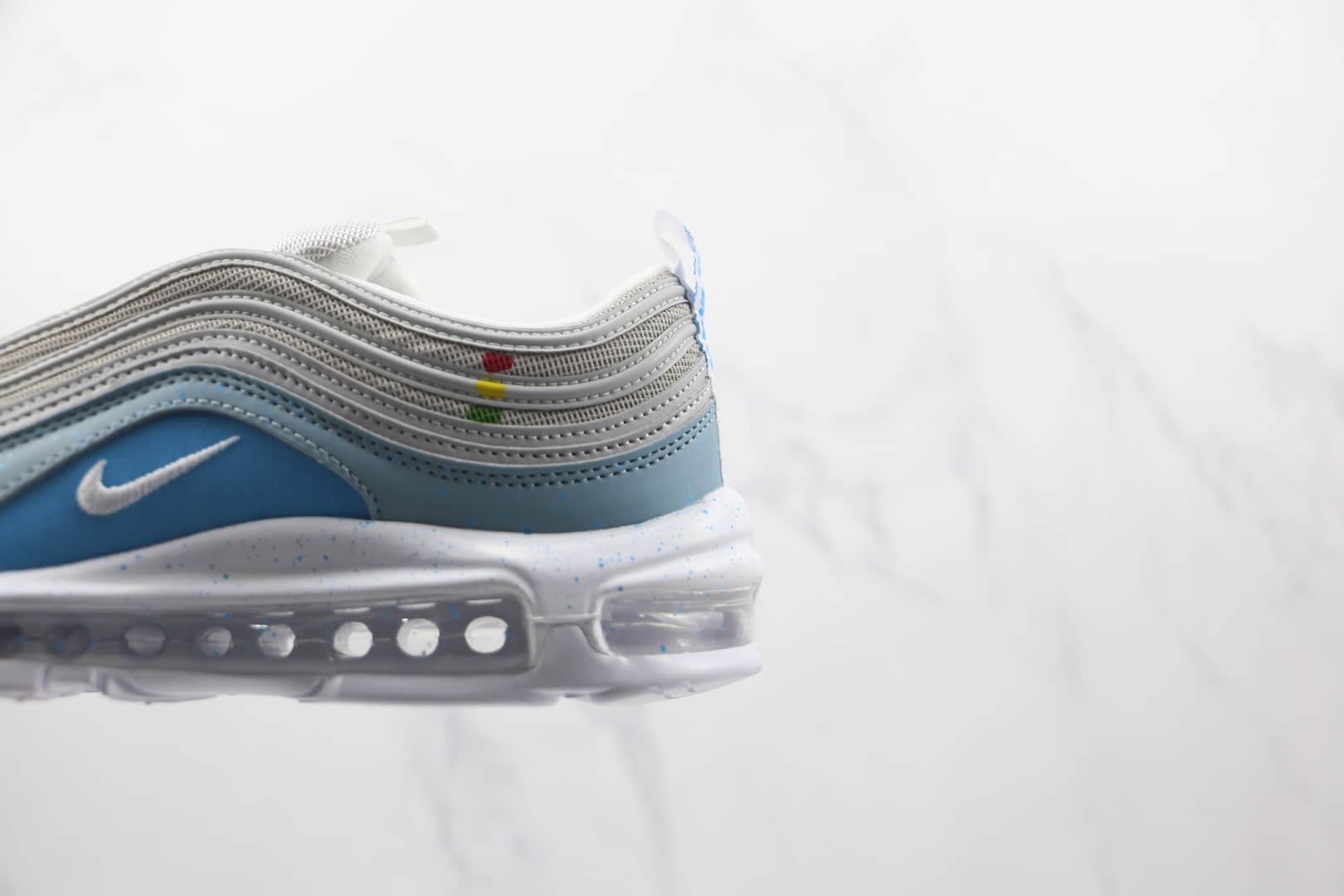 耐克NIKE Air Max 97纯原版本白蓝色Max97气垫鞋原档案数据开发 货号：921826-101