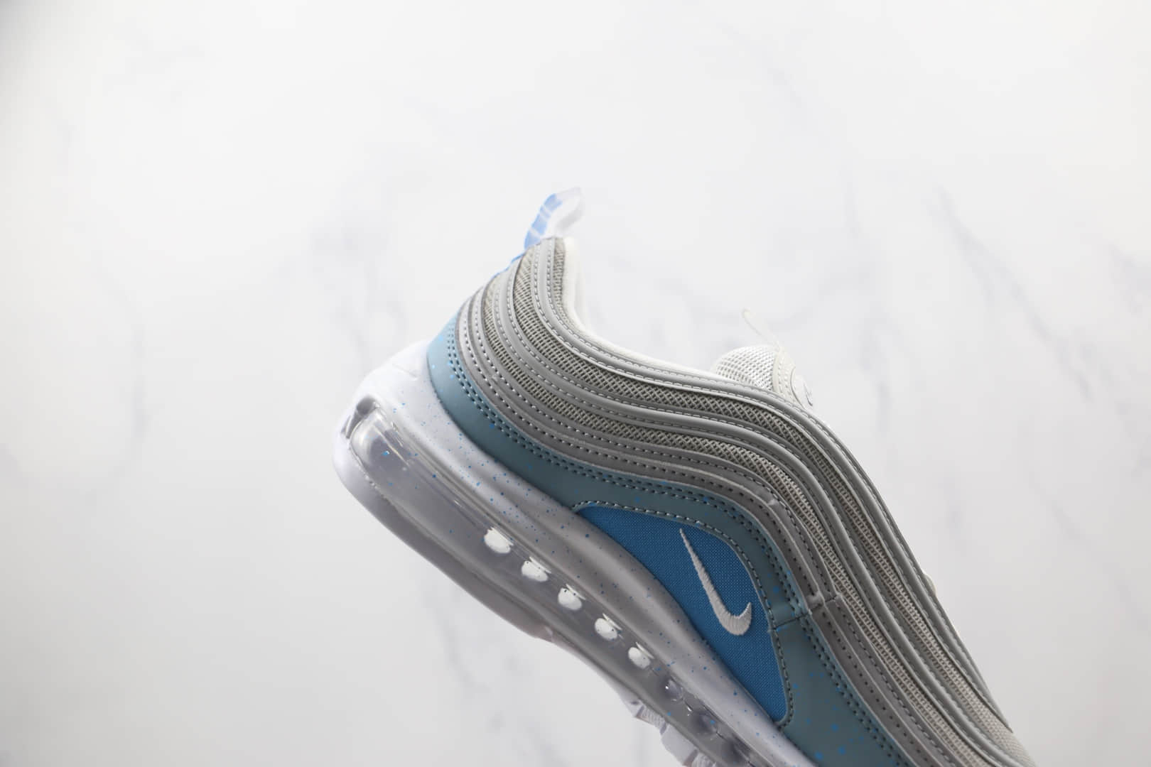 耐克NIKE Air Max 97纯原版本白蓝色Max97气垫鞋原档案数据开发 货号：921826-101