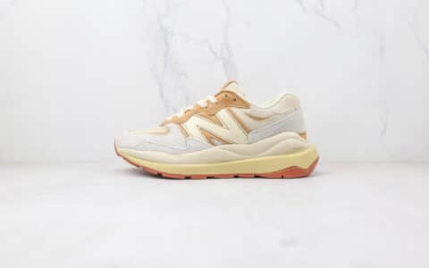 新百伦New Balance 5740纯原版本米黄色NB5740复古老爹鞋原楦头纸板打造 货号：M5740TSN