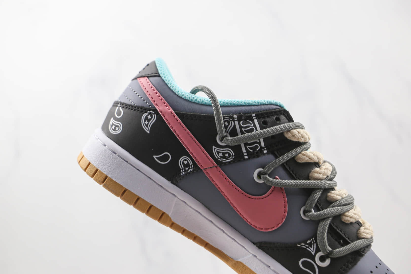 耐克Nike Dunk Low SE Free 99 x NBA联名款纯原版本低帮DUNK黑灰色腰果花板鞋原楦头纸板打造 货号：DH0952-001