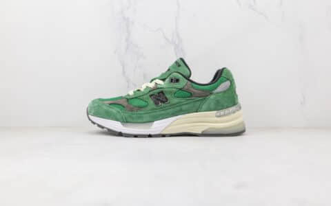 新百伦New Balance 992纯原版本绿色NB992复古老爹鞋原档案数据开发 货号：W992JJ