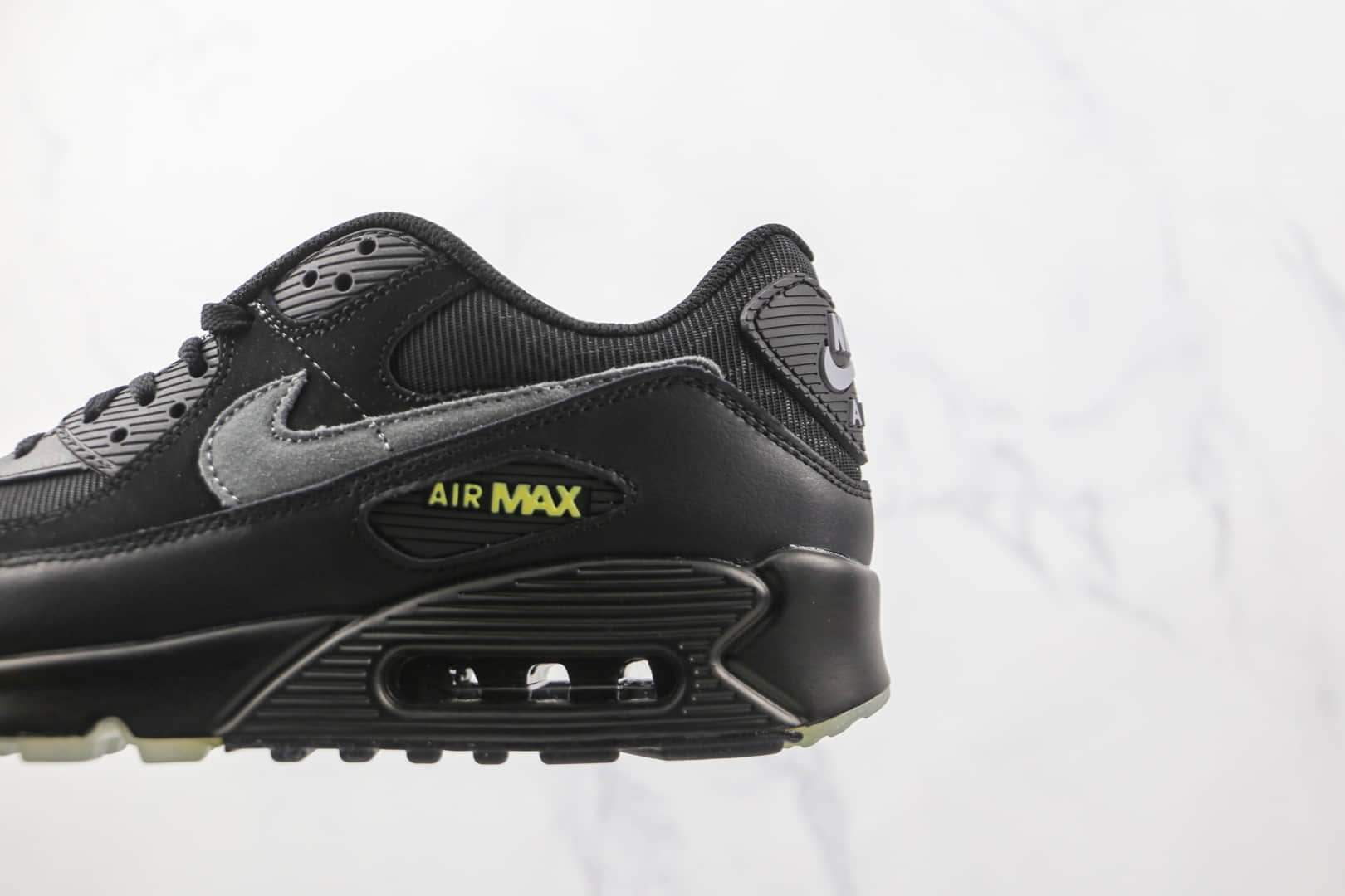 耐克Nike Air Max 90纯原版本黑武士蜘蛛网Max90气垫鞋原档案数据开发 货号：DC3892-001