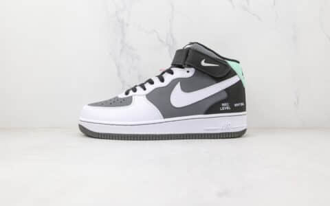 耐克Nike Air Force 1 07 Mid纯原版本中帮空军一号灰色摄像机板鞋内置气垫 货号：CN6863-502