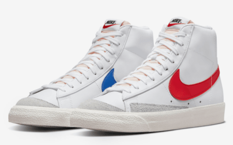 鸳鸯Swoosh！全新Nike Blazer Mid ’77官图释出！ 货号：BQ6806-117