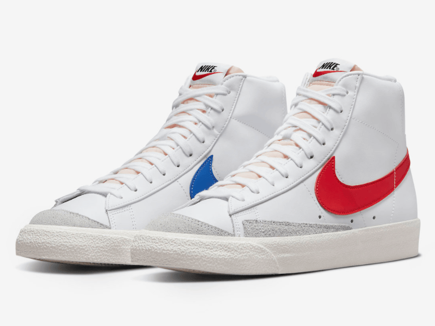 鸳鸯Swoosh！全新Nike Blazer Mid ’77官图释出！ 货号：BQ6806-117