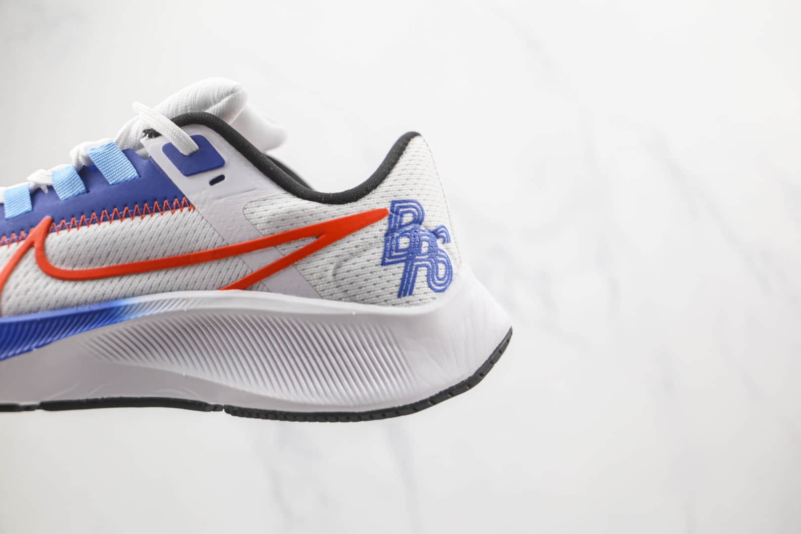 耐克Nike Air Zoom Pegasus 38纯原版本登月38代白蓝橙色慢跑鞋原楦头纸板打造 货号：DQ8575-100