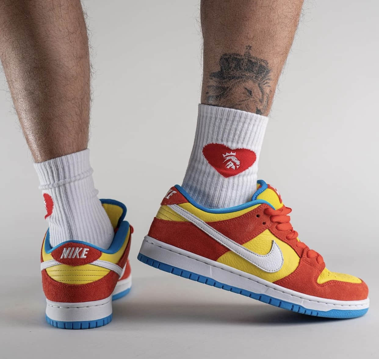全新Nike SB Dunk“辛普森”上脚美照释出！ 货号：BQ6817-602