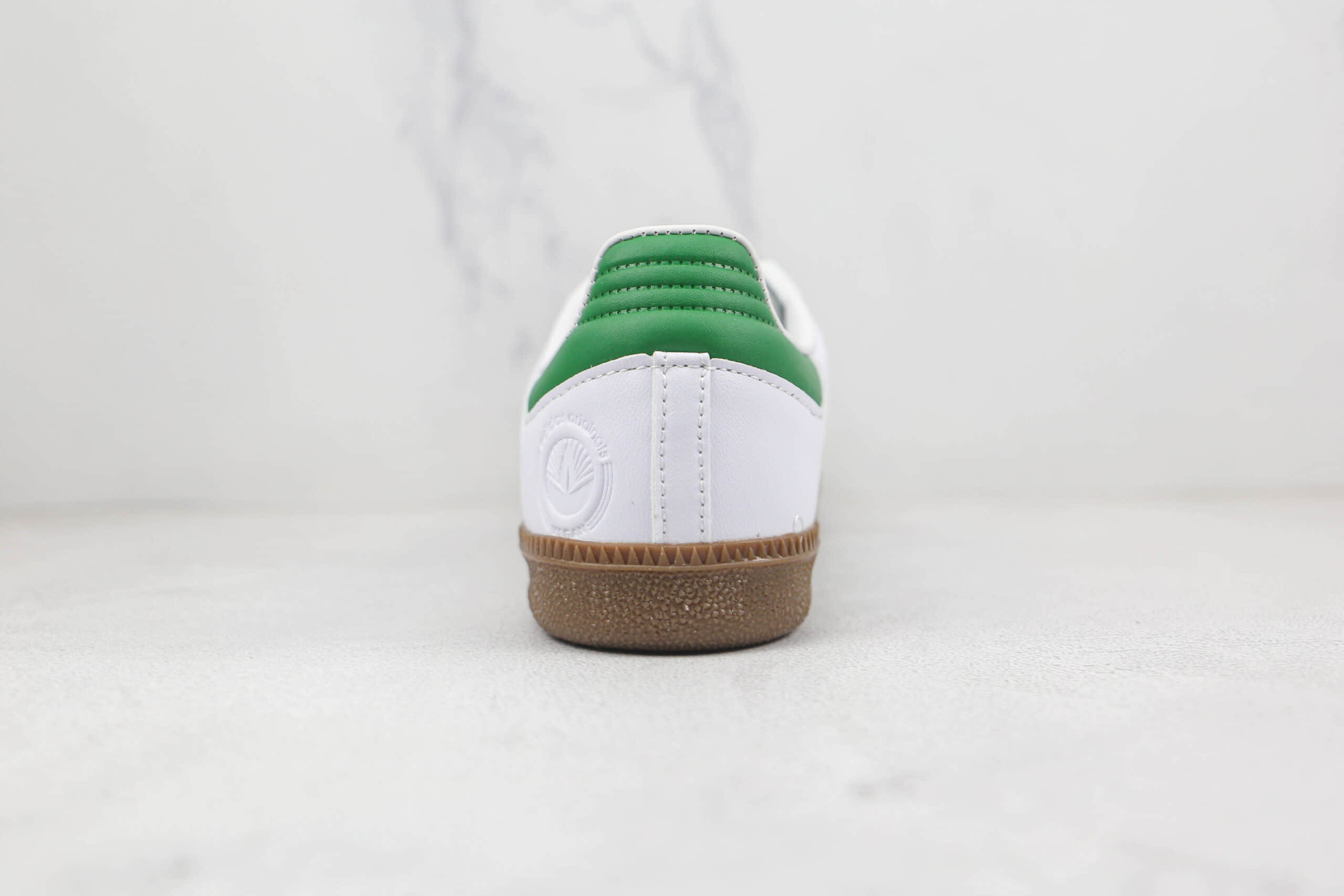 阿迪达斯Adidas Samba Vegan纯原版本桑巴白绿色板鞋原档案数据开发 货号：EF6552