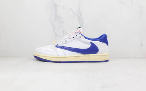 乔丹air jordan 1 low og sp white blue x travis scott联名款纯原