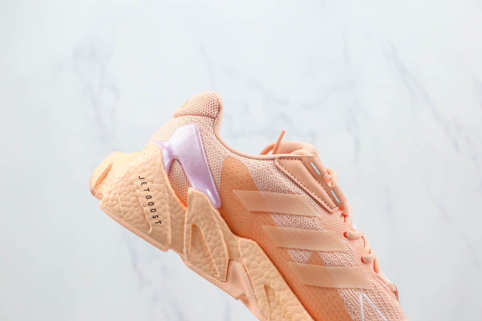 阿迪达斯Adidas Boost X9000L4纯原版本橘色复古X9000爆米花跑鞋原楦头纸板打造 货号：GY0129
