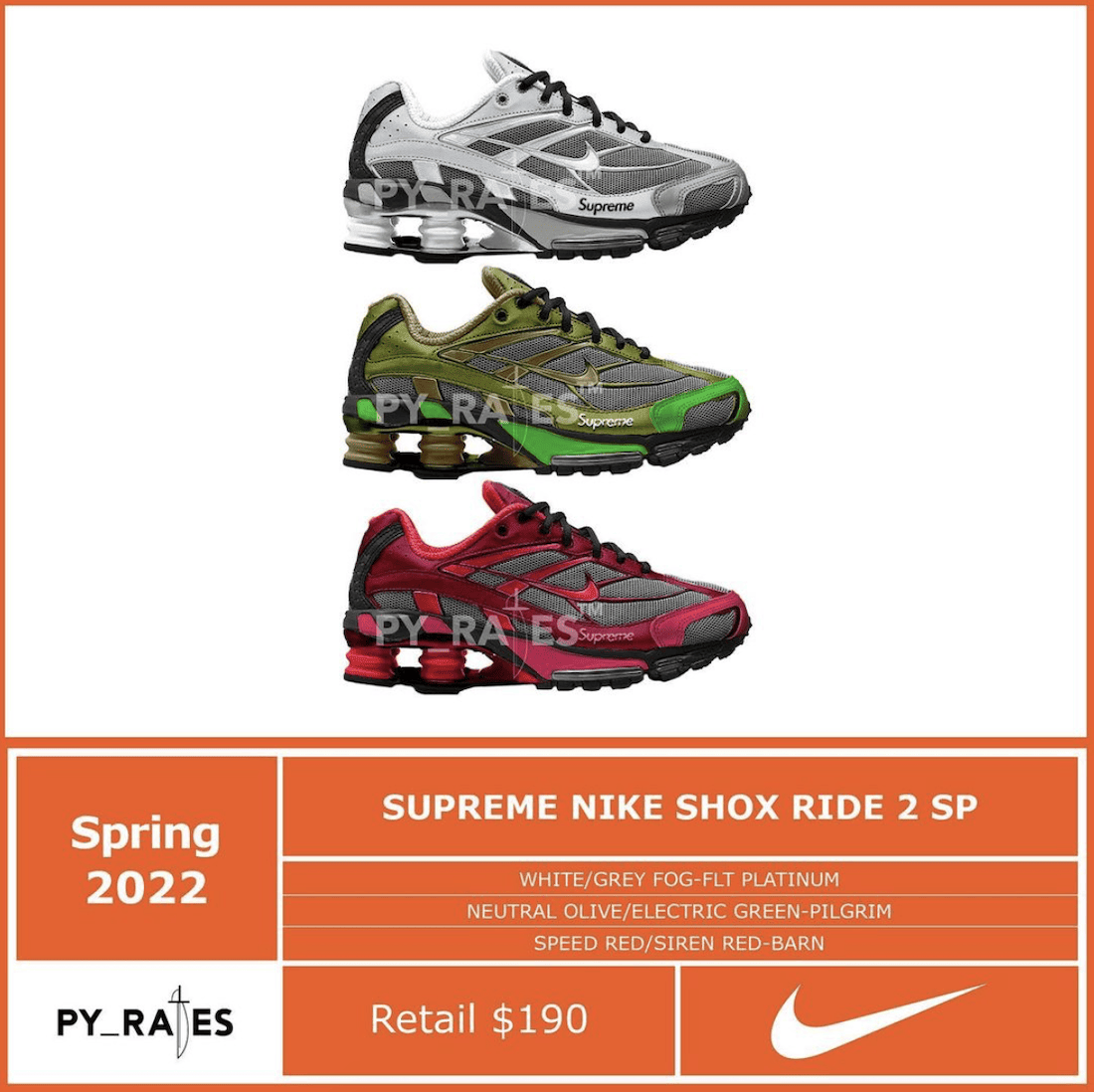 Supreme x Nike新联名实物曝光！酷帅街头气质！