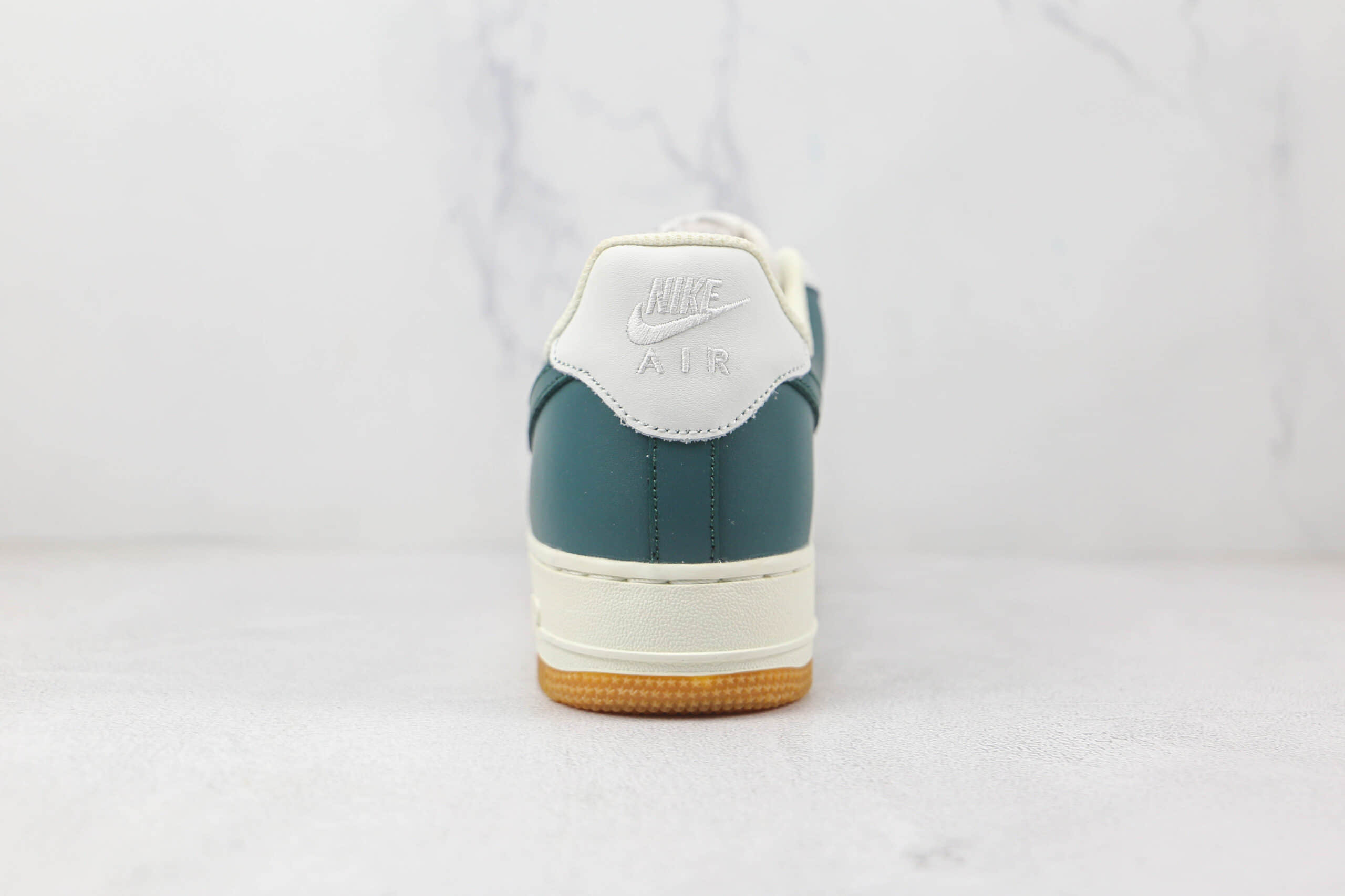 耐克Nike Air Force 1’07 Low纯原版本低帮空军一号白绿拼接板鞋内置气垫 货号：AQ2312-306