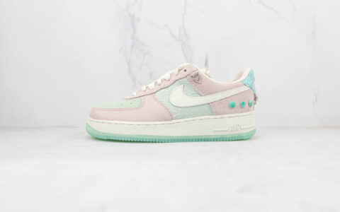 耐克Nike Air Force 1 07 Low纯原版本低帮空军一号虎年中国玉粉拼接板鞋内置气垫 货号：DQ5361-011