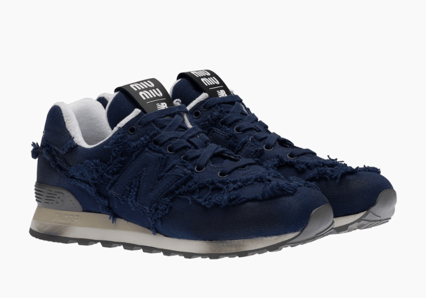 复古做旧毛边！全新 Miu Miu x NB574现已发售！
