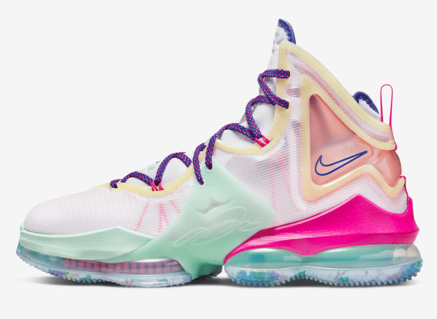 情人节主题！詹皇这双LeBron 19也太甜美了！ 货号：DH8460-900