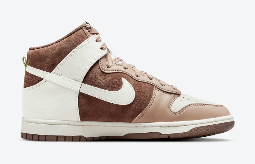 巧克力配色！全新Nike Dunk Hi本月发售！ 货号：DH5348-100