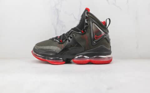 耐克Nike Lebron 19 EP Bred纯原版本詹姆斯19代黑红篮球鞋内置气垫支持实战 货号：DC9340-001