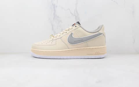 耐克Nike Air Force 1’07 Low纯原版本低帮空军一号米色板鞋内置气垫 货号：DJ7015-991