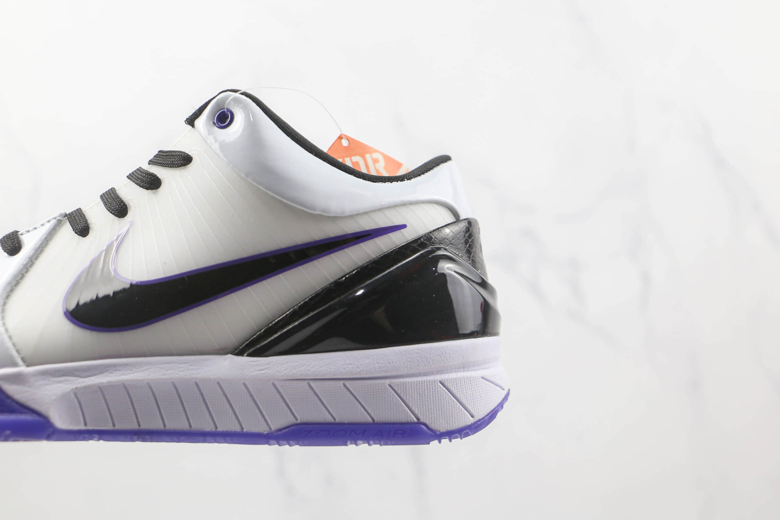 耐克Nike Zoom Kobe 4 lnline纯原版本科比4代白紫色篮球鞋内置碳板支持实战 货号：344335-101