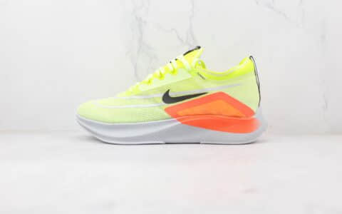 耐克Nike Zoom Fly 4纯原版本黄橙低帮真碳慢跑鞋原档案数据开发原盒原标 货号：CT2392-700