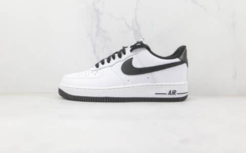 耐克Nike Air Force 1’07 Low纯原版本低帮空军一号白黑勾板鞋内置气垫 货号：DH7561-102