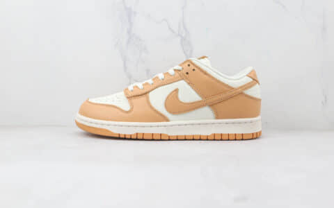 耐克Nike Dunk Low Harvest Moon纯原版本低帮SB DUNK米橘色板鞋内置气垫原盒原标 货号：DD1503-114