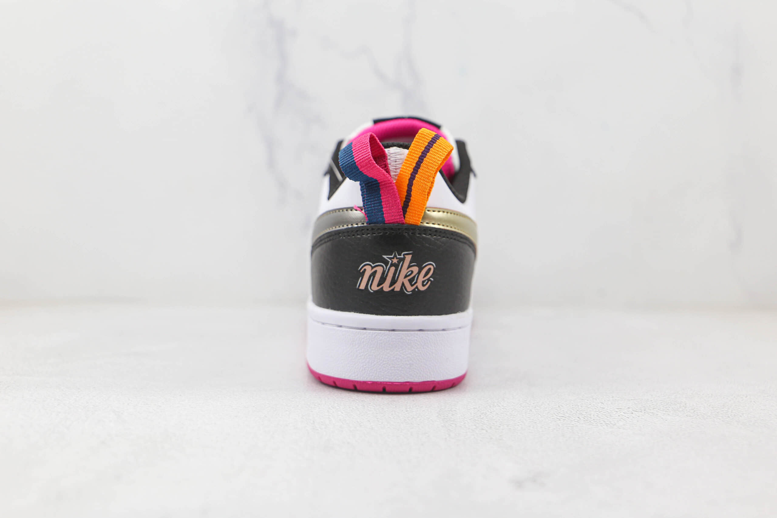 耐克Nike Court Borough Low 2 SE1纯原版本白银黑学院系列板鞋原盒原标 货号：DJ0040-100