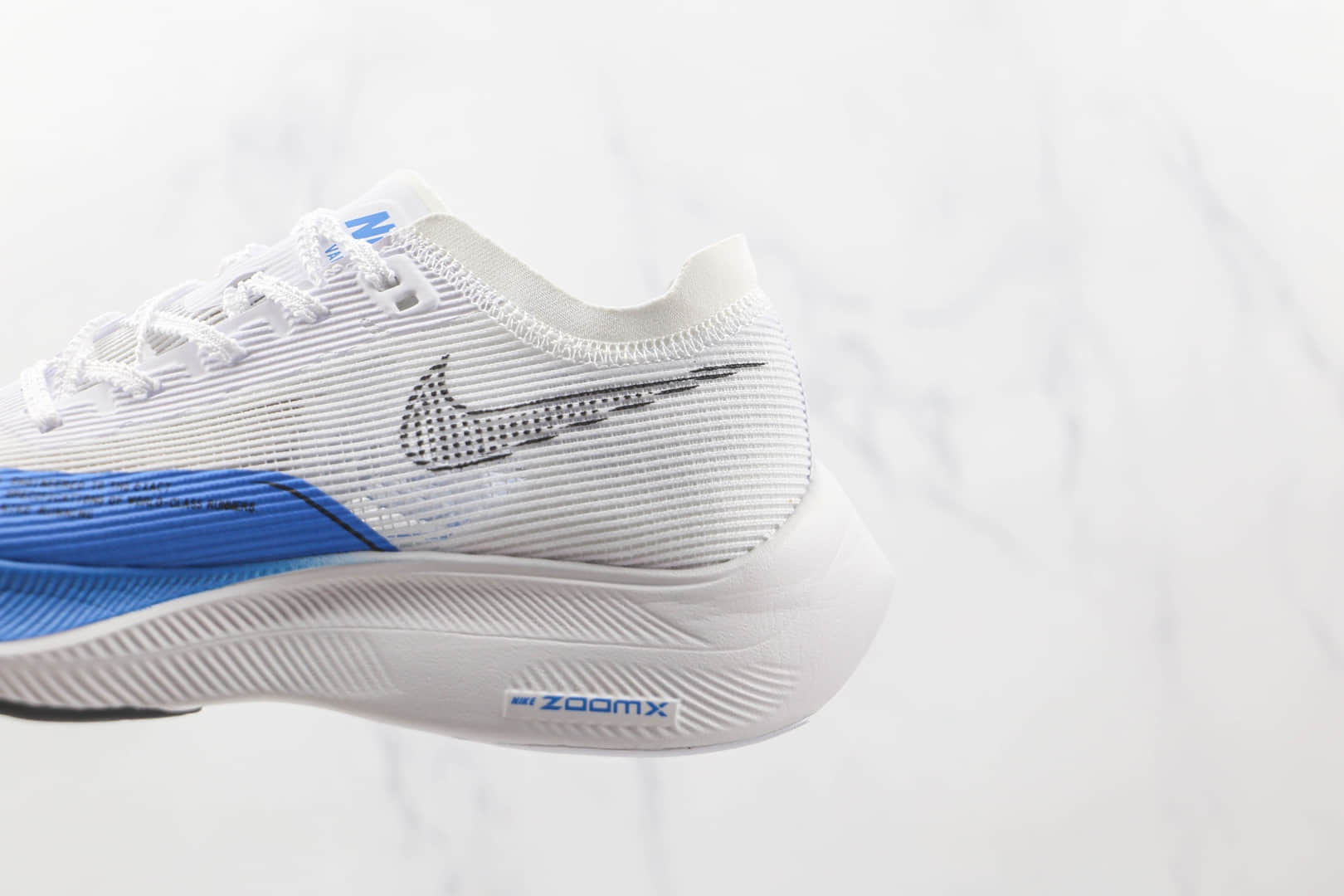 耐克Nike ZoomX VaporFly NEXT%2纯原版本马拉松白蓝色慢跑鞋原楦头纸板打造 货号：CU4111-102