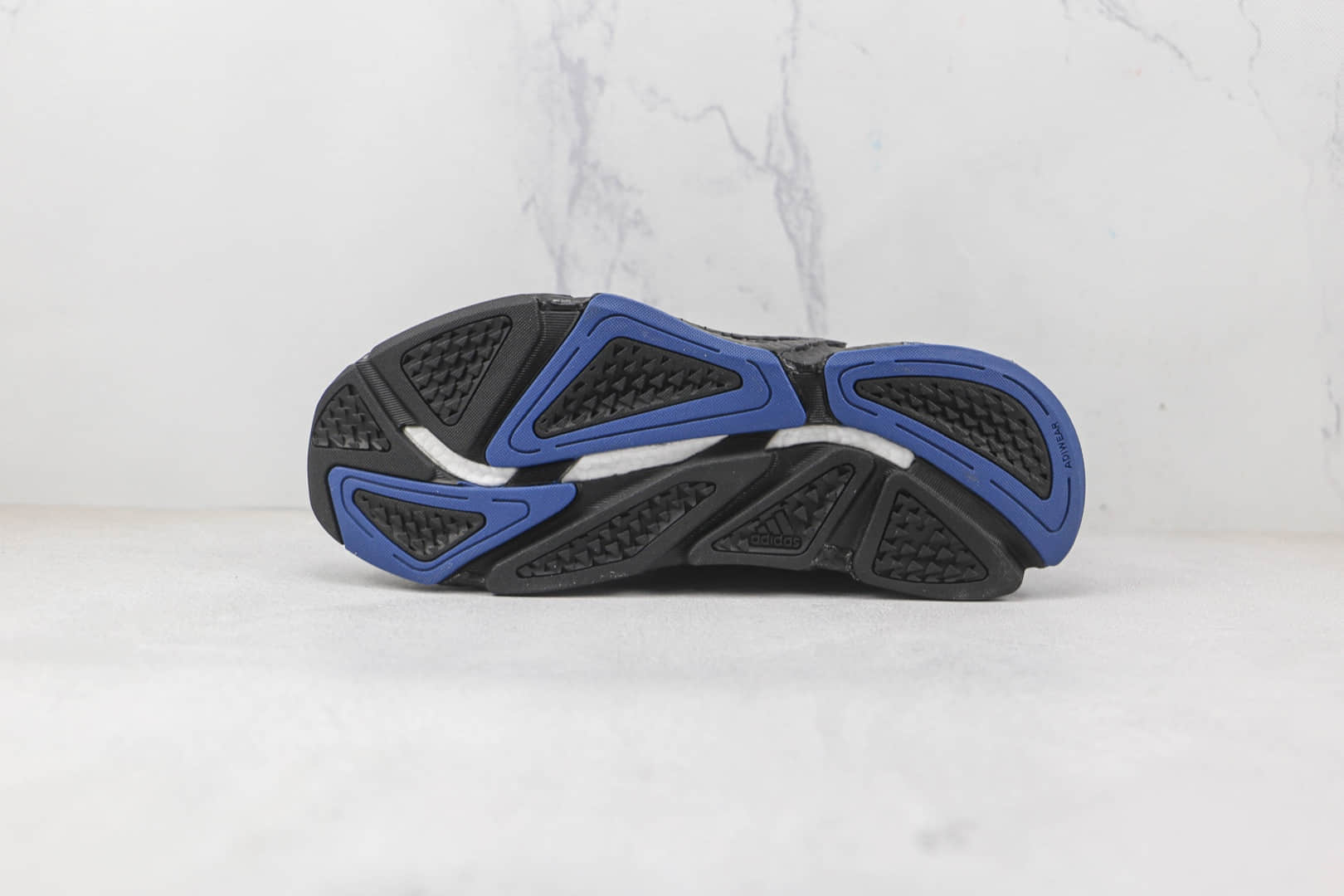 阿迪达斯Adidas Boost X9000L4纯原版本黑蓝色X9000复古爆米花跑鞋原楦头纸板打造 货号：GX1164