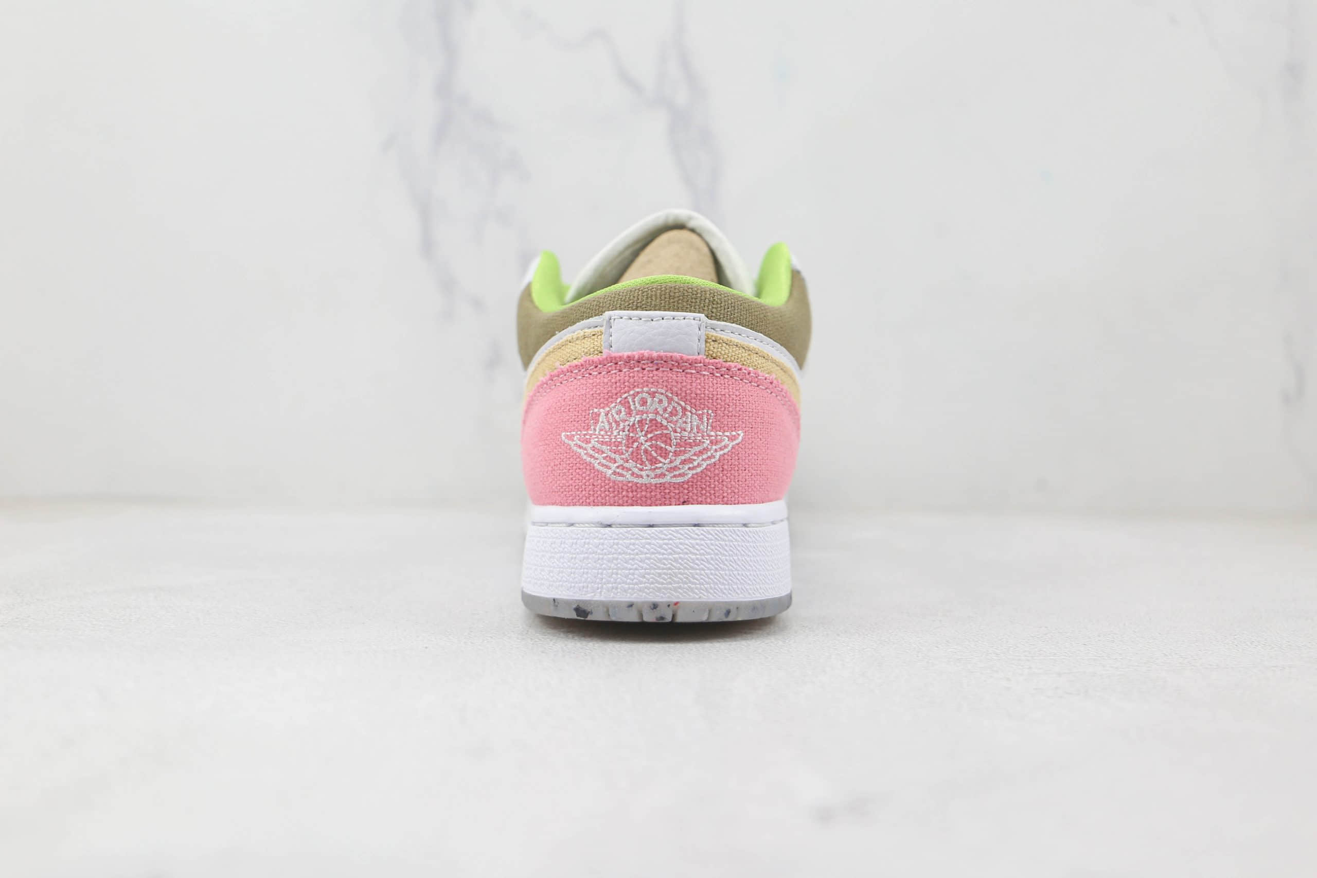 乔丹AIR JORDAN 1 LOW ES纯原版本低帮AJ1糖果色板鞋原档案数据开发 货号：DJ0341-100