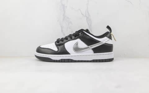 耐克Nike Court Borough Low 2 SE1纯原版本低帮白黑银色学院风格板鞋原楦头纸板打造 货号：DH9764-001