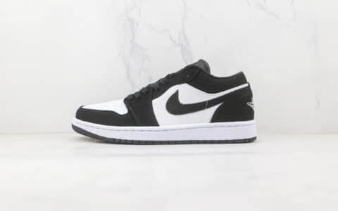 乔丹Air Jordan 1 Low纯原版本低帮AJ1黑白熊猫板鞋原档案数据开发 货号：553558-001