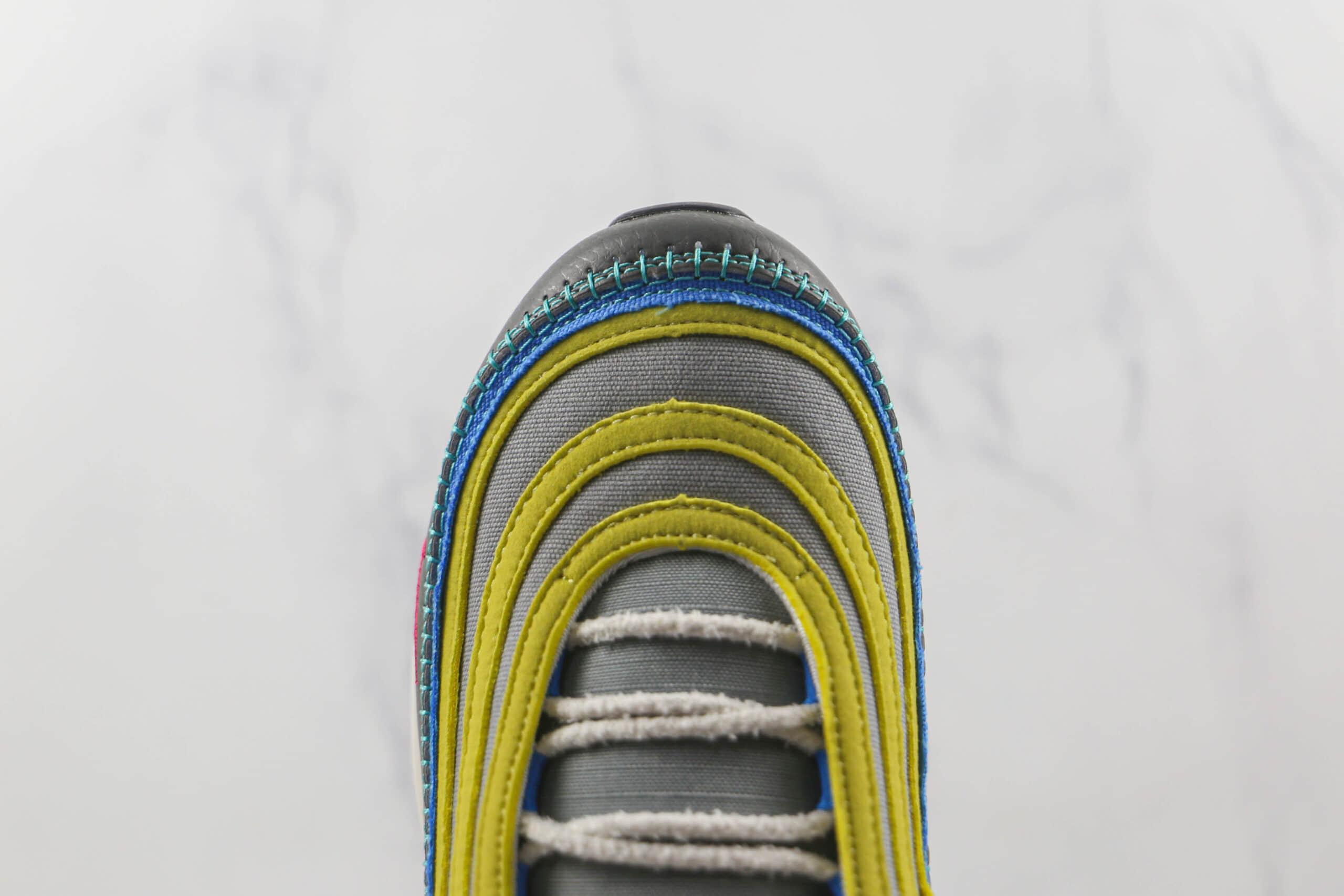 耐克Nike air max 97 se纯原版本灰黄色Max97气垫鞋原档案数据开发真小潘气垫 货号：DH4759-001Q