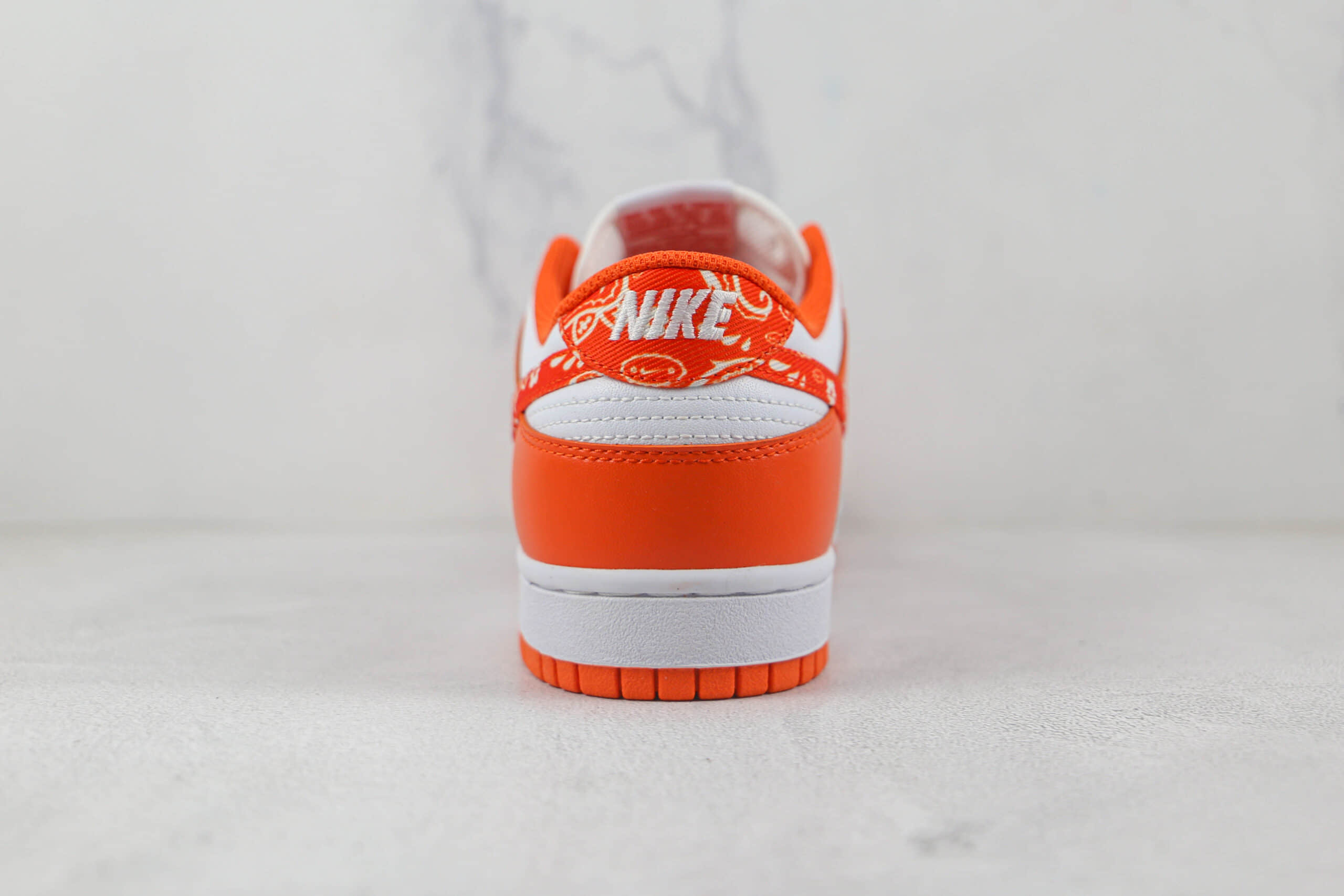 耐克Nike Dunk Low Orange Paisley纯原版本低帮DUNK橙色佩斯利腰果花印花钩板鞋内置气垫 货号：DH4401-103