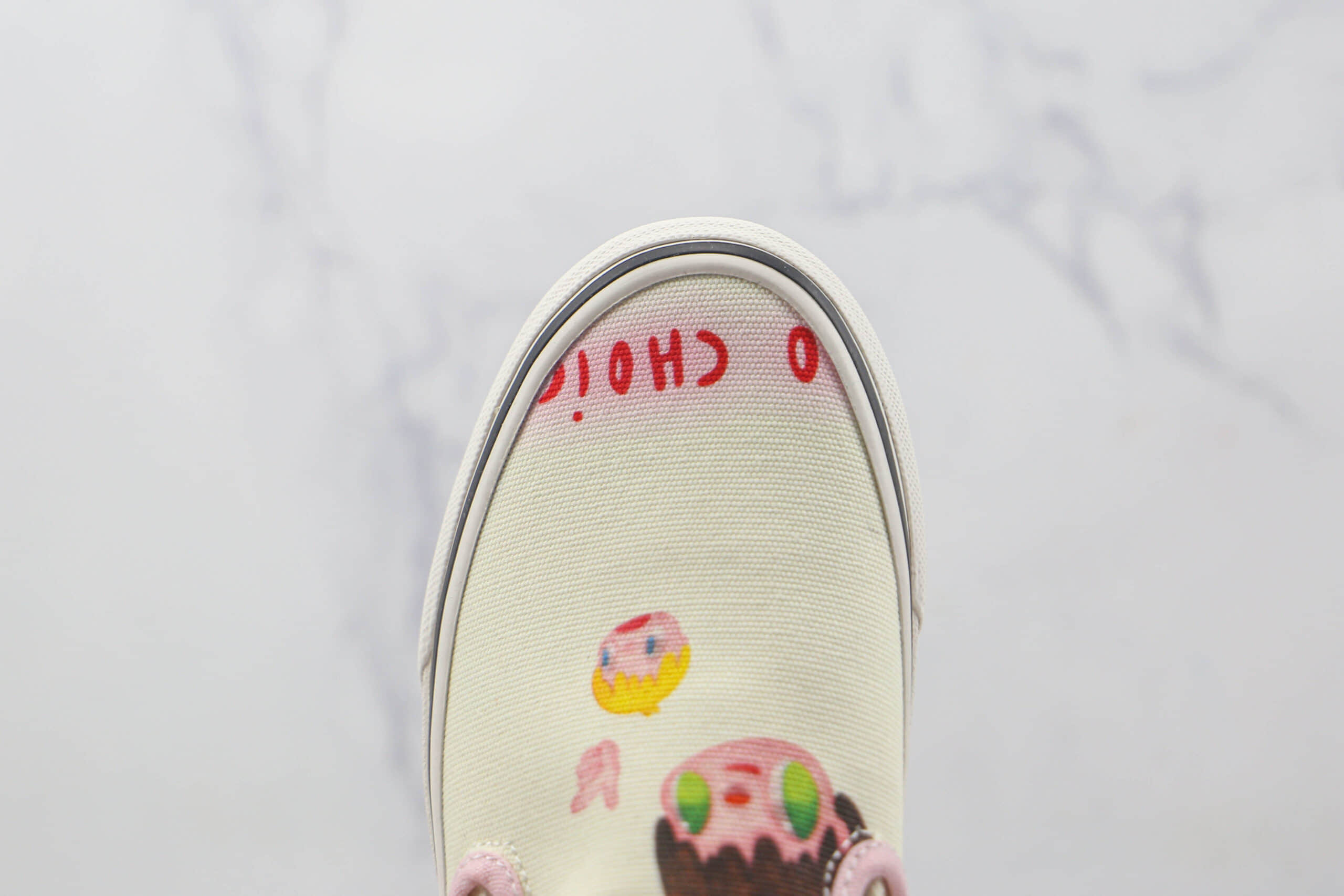 万斯Vans OG Authentic LX X Javier Calleja公司级版本大眼仔艺术家联名款低帮一脚蹬懒人鞋原楦头纸板打造