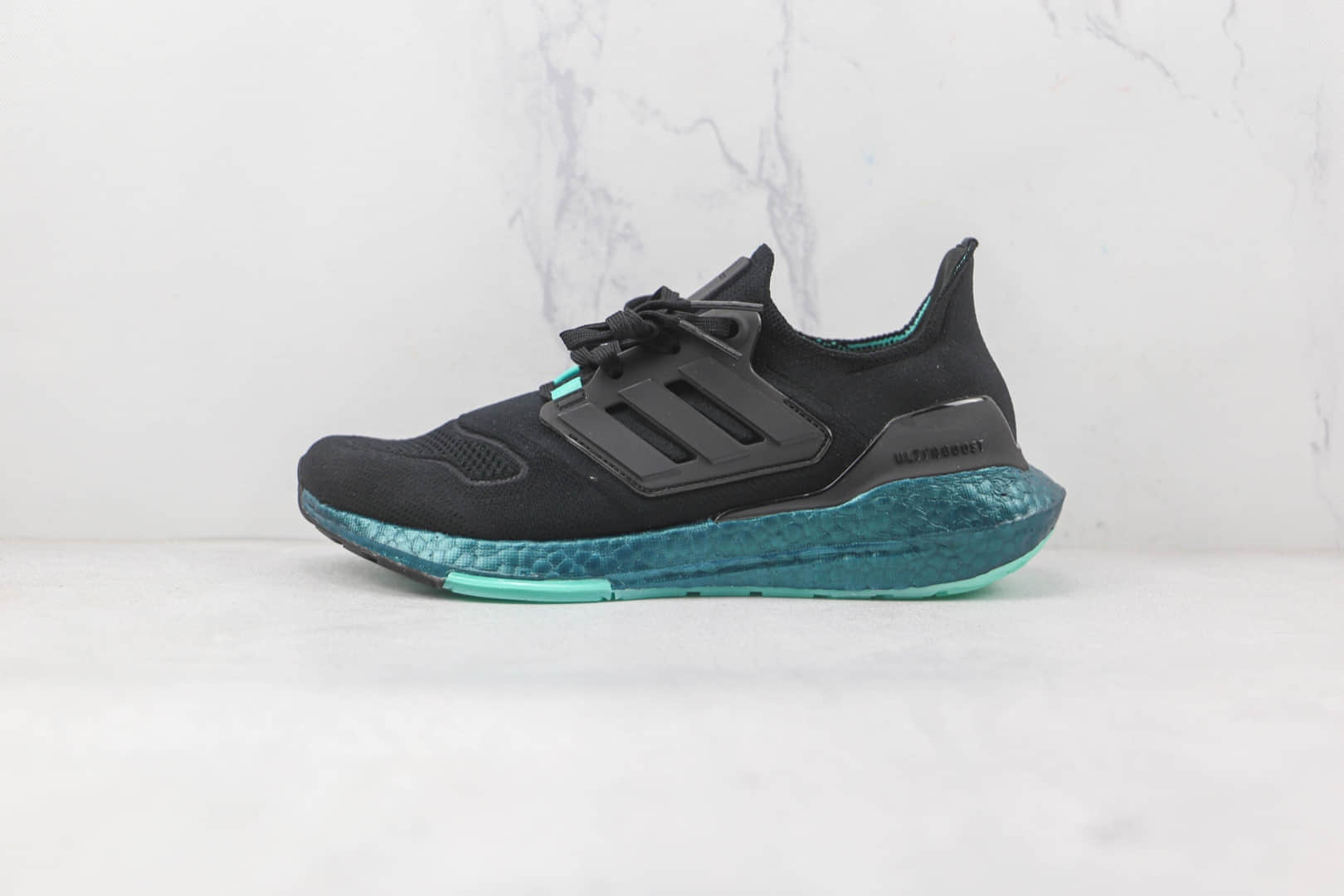 阿迪达斯Adidas Ultra Boost UB22 LR纯原版本黑蓝色UB8.0爆米花跑鞋原档案数据开发 货号：GX5564