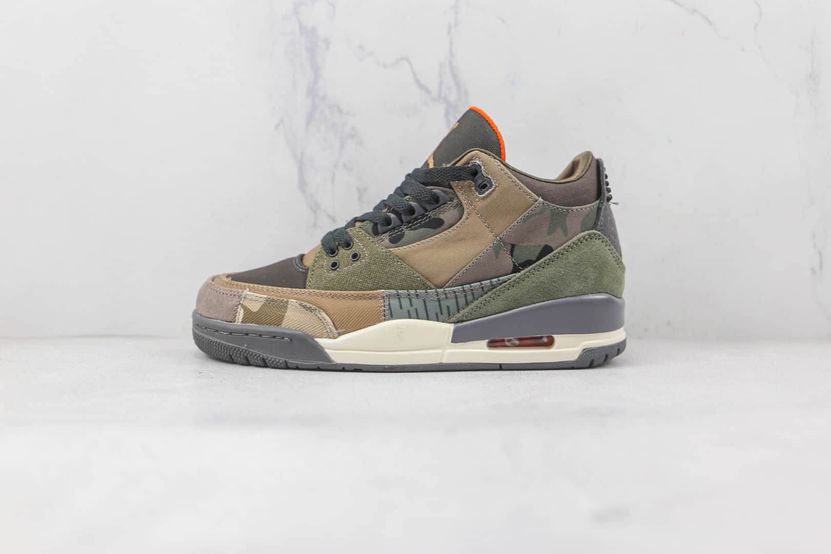 乔丹Air Jordan 3 Retro SE Patchwork纯原版本复古迷彩AJ3篮球鞋原楦头纸板打造　货号：DO1830-200