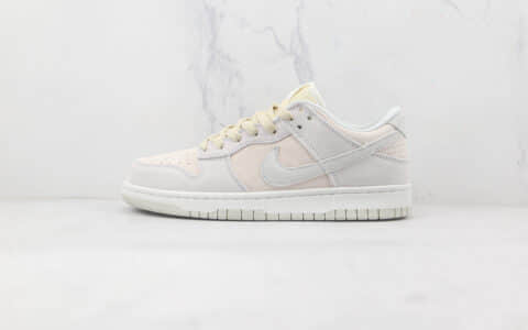 耐克Nike Dunk Low PRM Vast Grey纯原版本低帮SB DUNK复古奶灰色板鞋内置气垫 货号：DD8338-001