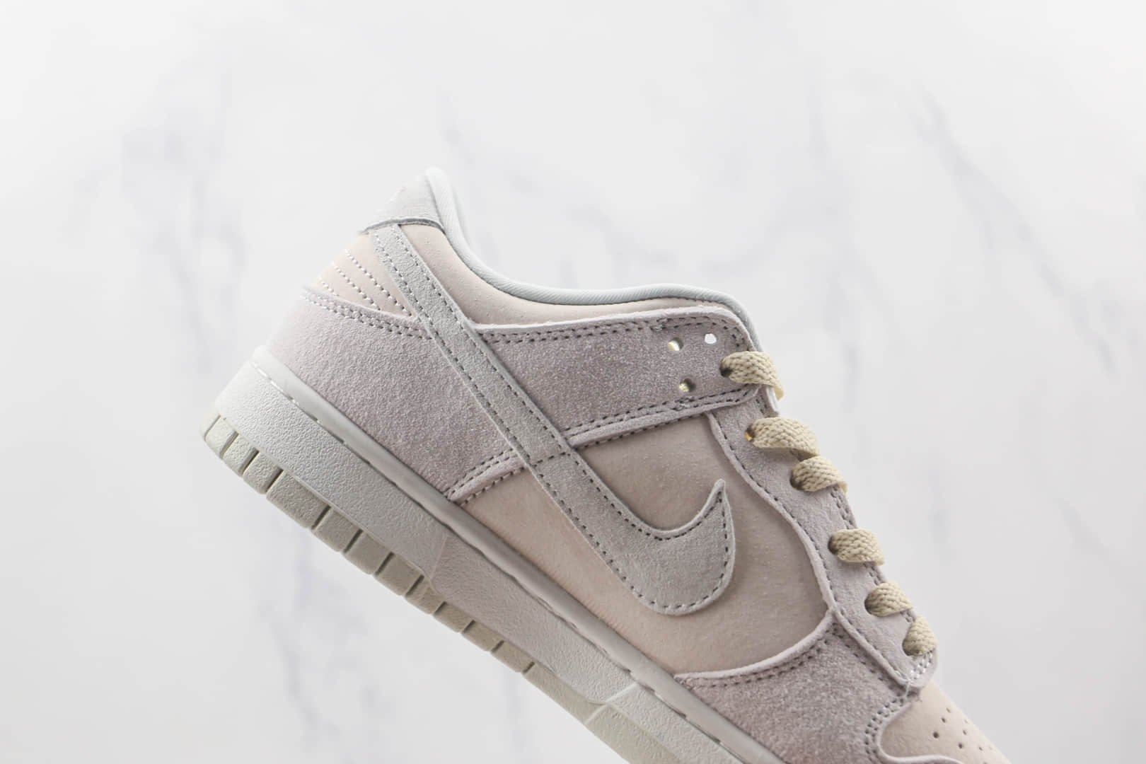 耐克Nike Dunk Low PRM Vast Grey纯原版本低帮SB DUNK复古奶灰色板鞋内置气垫 货号：DD8338-001