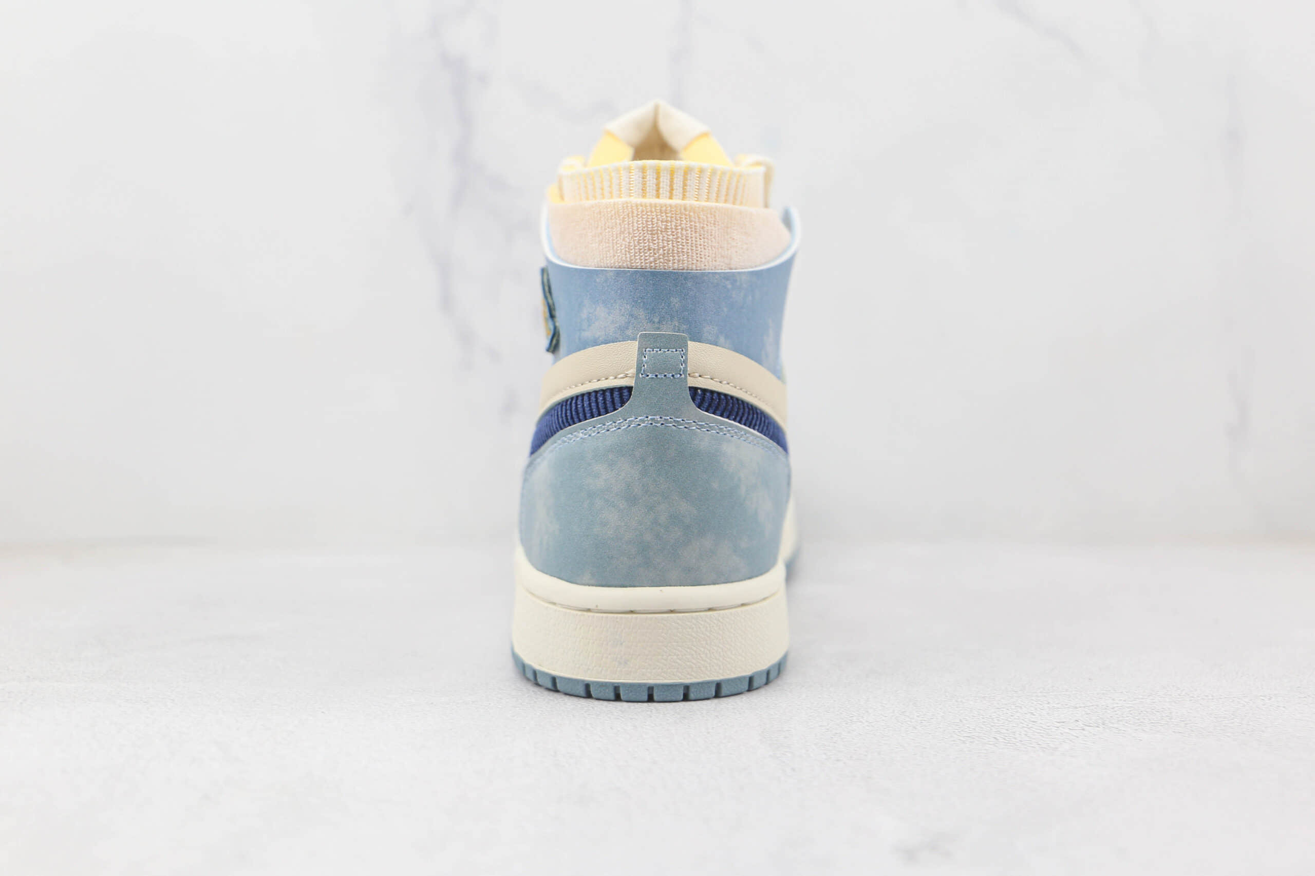 乔丹Air Jordan 1 Zoom Air CMFT纯原版本中帮AJ1彩色拼接灯芯绒板鞋原盒原标 货号：DQ5091-041