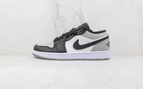 乔丹Air Jordan 1 Low Shadow Toe纯原版本低帮AJ1酷灰配色板鞋原楦头纸板打造 货号：553558-052