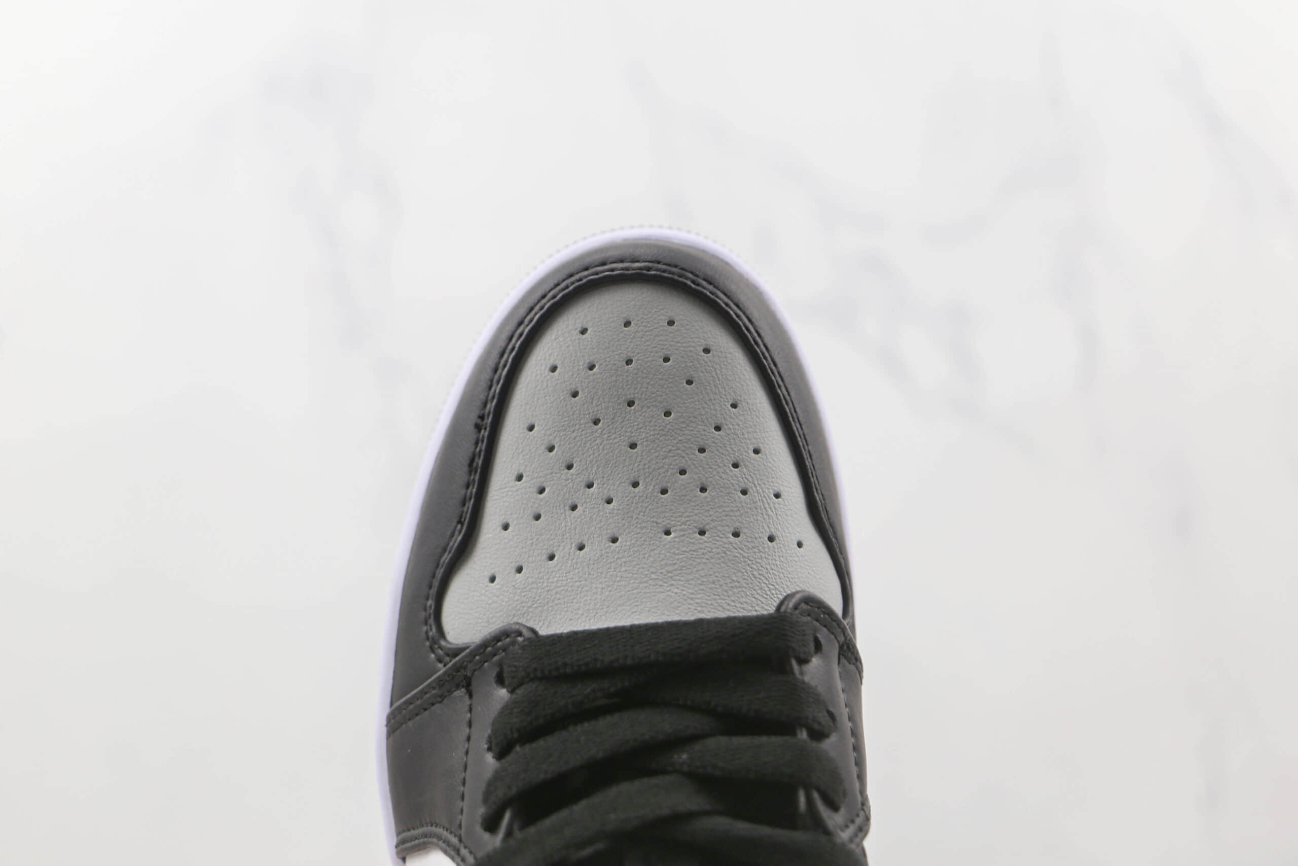 乔丹Air Jordan 1 Low Shadow Toe纯原版本低帮AJ1酷灰配色板鞋原楦头纸板打造 货号：553558-052